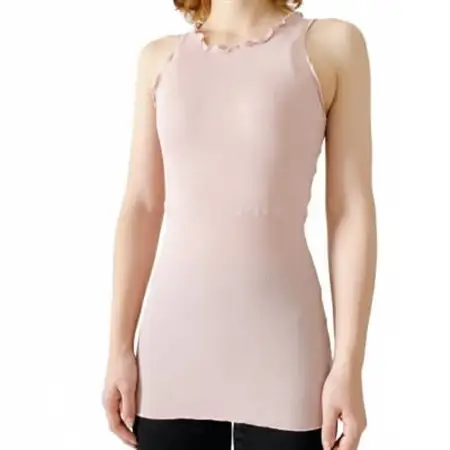 シルク100%タンクトップインナー【さくらピンク1枚】_装飾品・工芸品 女性・レディース 洋服 _【1490394】