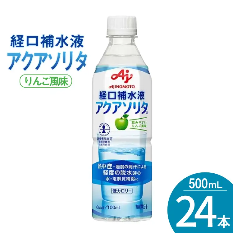 アクアソリタ(R)　500mL×24本入 [株式会社 アールネクスト 富山県 朝日町 34310518]