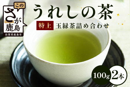 うれしの茶　特上玉緑茶　2本入　詰め合わせ　B-751
