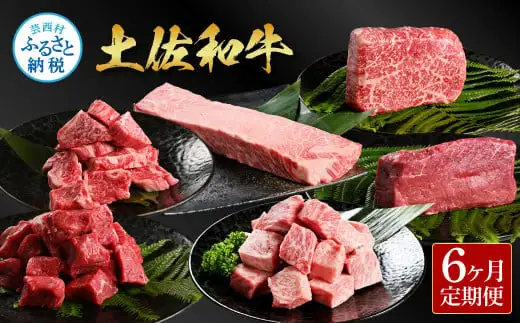 ＜6ヶ月定期便＞ 土佐和牛詰め合わせ6種（合計1.5kg）