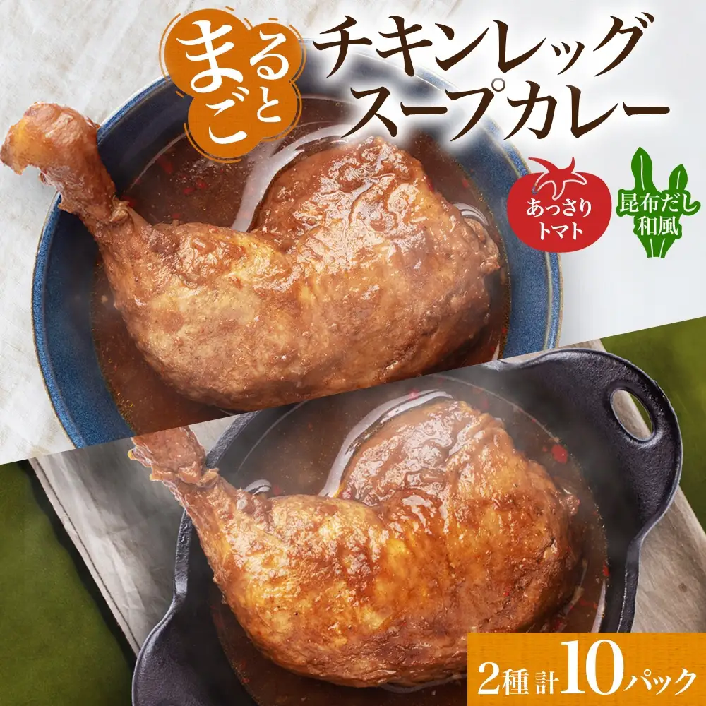 まるごと チキンレッグスープカレー 2種セットB 計10パック
