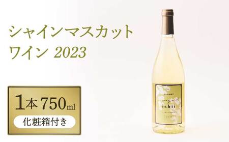 シャインマスカット ワイン 2023 750ml×1本 宇城市産シャインマスカットワイン 熊本県産シャインマスカットワイン 国産シャインマスカットワイン シャインマスカットワイン