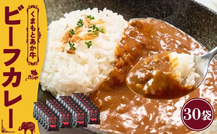 くまもと あか牛 ビーフカレー 30人前 