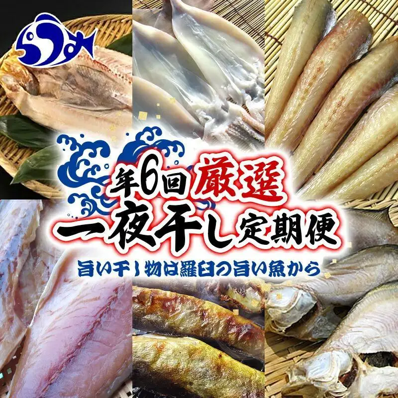【年6回定期便】羅臼直送　厳選一夜干し 魚 さかな 一夜干し 国産 知床 北海道