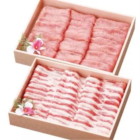 茨城銘柄豚ローズポーク　しゃぶしゃぶ用800g(ロース400g、バラ400g)_肉 しゃぶしゃぶ 豚肉 豚しゃぶ_【配送不可地域：離島・沖縄県】【1364515】