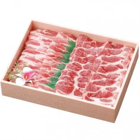 茨城銘柄豚ローズポーク　焼肉用600g(肩ロース300g、バラ300g)_肉 焼肉 豚肉 やきにく ヤキニク バーベキュー_【配送不可地域：離島・沖縄県】【1364518】