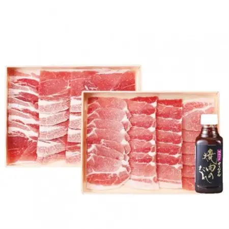 いばらき地養豚焼肉セット800g(肩400g、もも400g、たれ1本)_肉 焼肉 豚肉 やきにく ヤキニク バーベキュー  肉  豚肉   調味料   _【配送不可地域：離島・沖縄県】【1364567】