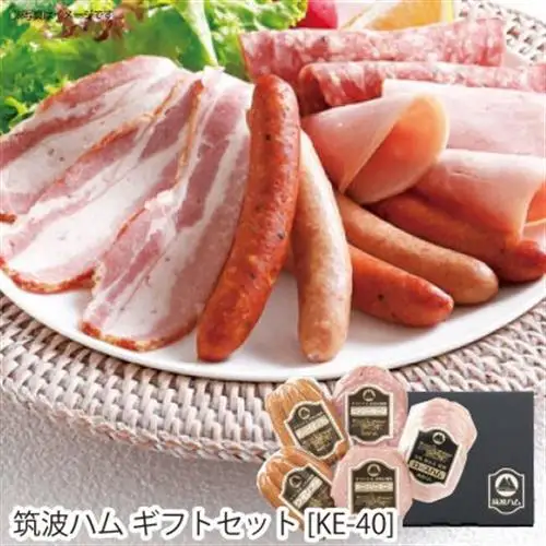 筑波ハムギフトセットKE-40_肉 ハム 豚肉   肉 ソーセージ・ウインナー 豚肉 _【配送不可地域：離島・沖縄県】【1365139】