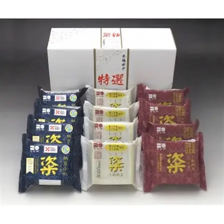 金砂郷特選小粒納豆「粢シリーズ12袋入セット(計24食分入)」_惣菜・加工品 納豆  _【配送不可地域：離島・沖縄県】【1395508】