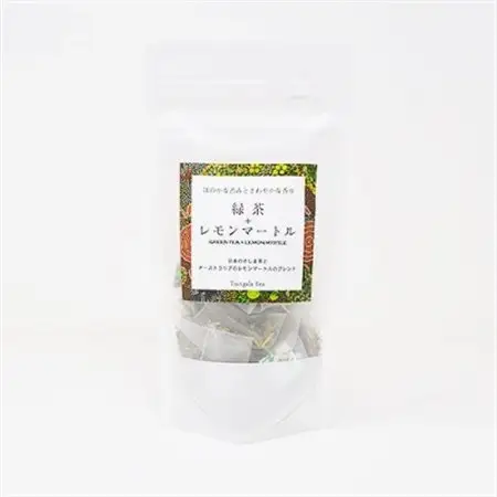 「緑茶+レモンマートル」　緑茶つゆひかりとレモンマートルのブレンド_飲料・ドリンク 茶葉・ティーバッグ 茶 _【配送不可地域：離島・沖縄県】【1469915】