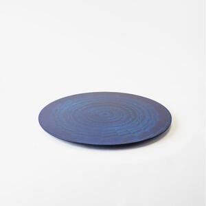 RAYS PLATE Round M 藍染 １枚 ｜トレー プレート お皿 皿 食器 インテリア