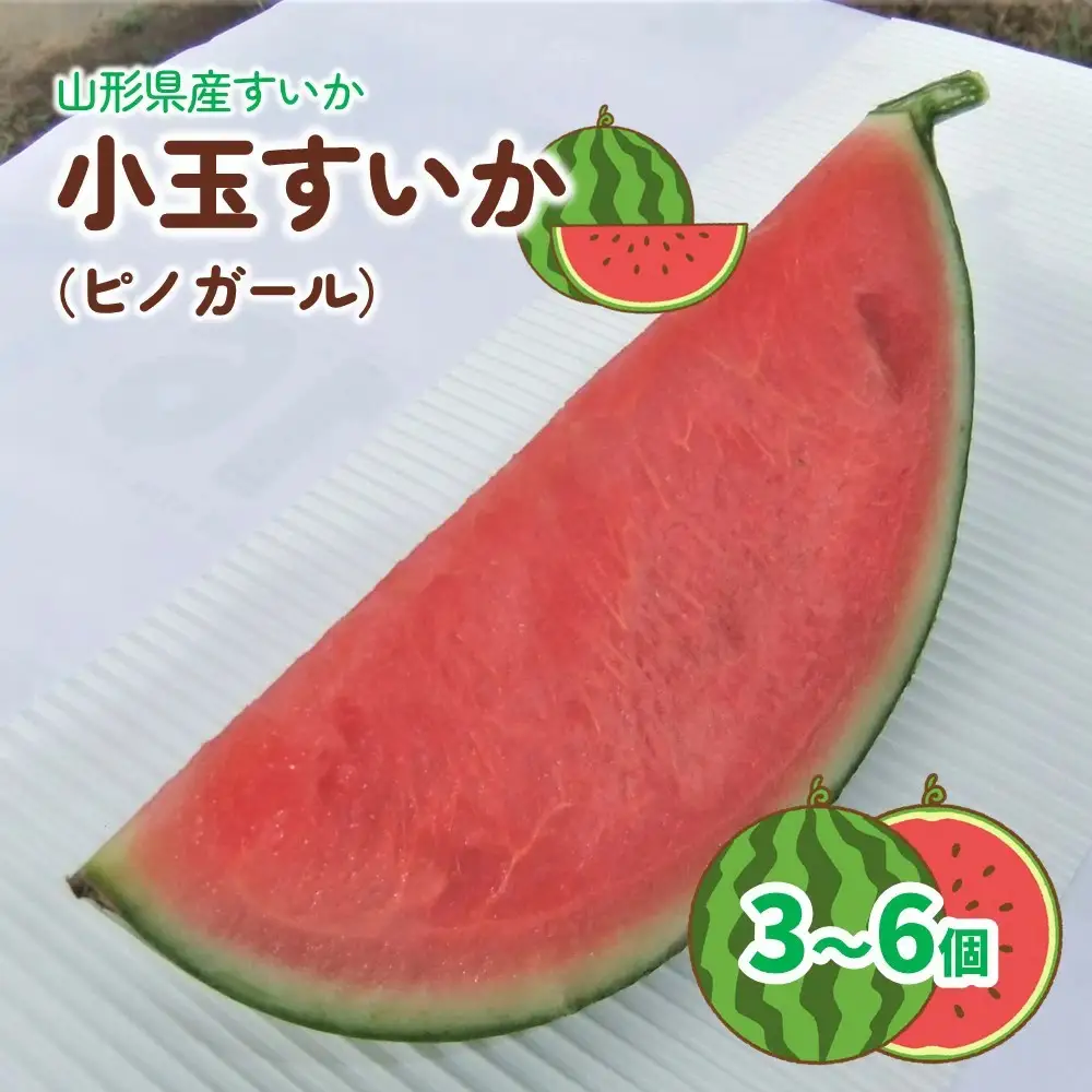小玉すいか（ピノガール）３～６個　0030-2609