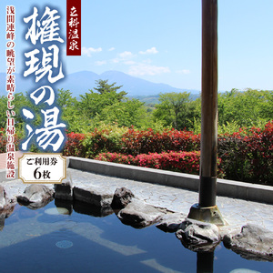 権現の湯　ご利用券　６枚