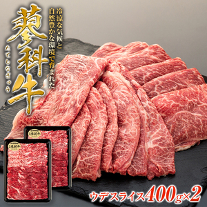 蓼科牛ウデスライス400g×2