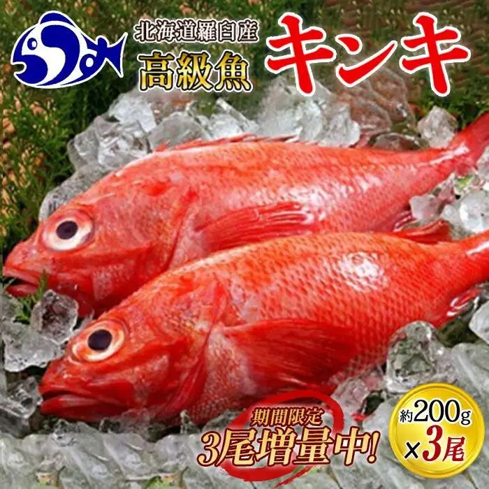 知床羅臼産 きんき 3尾 魚 めんめ 海産物 キンキ 北海道