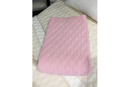 パイル綿100% スーパーパイル 敷パッド ダブル ピンク [0251]