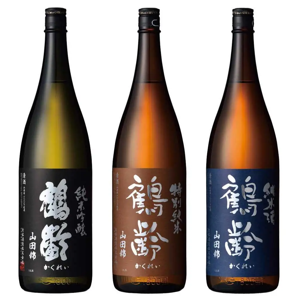 日本酒 鶴齢 無濾過生原酒 山田錦 1800ml　3本セット 限定品【鶴齢 生 原酒 一升瓶 3本 セット 日本酒 1800ml 青木酒造 新潟 地酒 厳選 晩酌 熱燗 お酒 酒 さけ お中元 お歳暮 贈答】