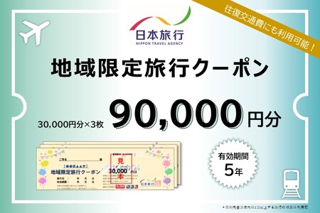 クーポン 島根県松江市 日本旅行 地域限定旅行クーポン 90,000円分 島根県松江市/株式会社日本旅行[ALGD004] クーポン クーポン