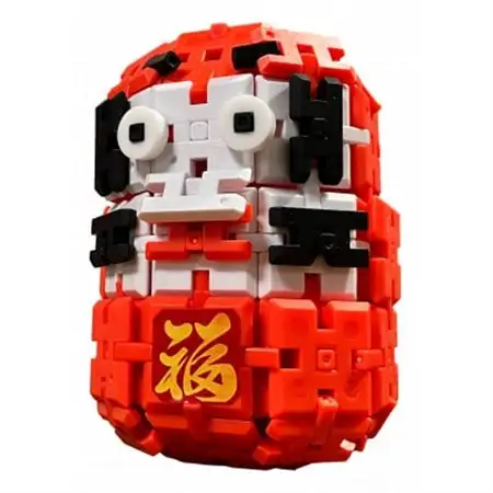 【オリジナル知育玩具】ピーブロック(PBLOCK)　だるまセット_雑貨・日用品 おもちゃ・ぬいぐるみ  _【1497890】