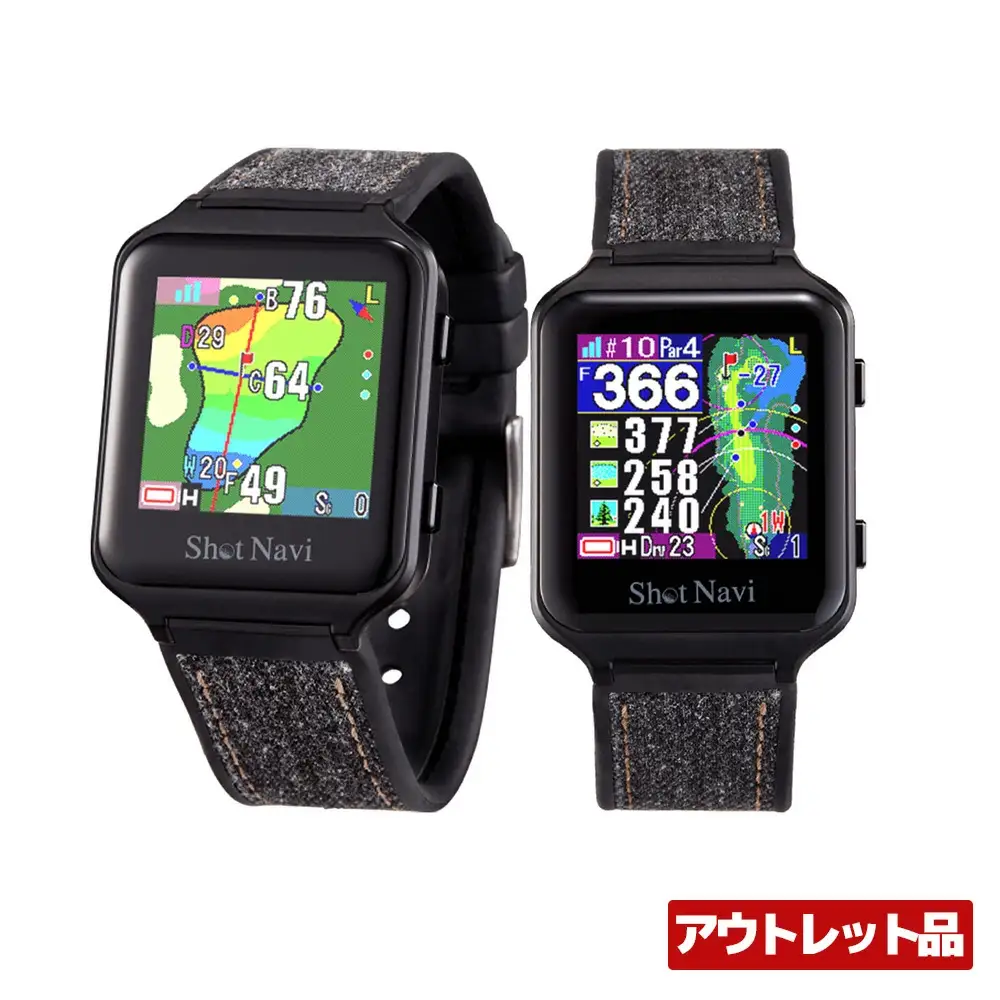 【期間限定】【アウトレット品】ショットナビ AIR EX（Shot Navi AIR EX）＜ブラック＞　【11218-0752】 ゴルフ 距離計