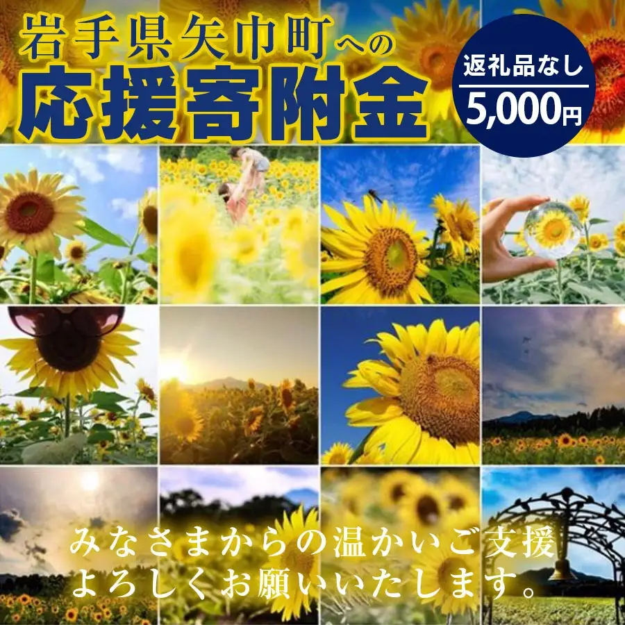 岩手県矢巾町（やはばちょう）応援寄附金（※返礼品なし）5,000円/矢幅 矢巾 観光地応援 支援 応援 国内旅行 教育 高齢者 医療 環境 防災 スポーツ 緑化 泊り お泊り 便利 お得 ホテル