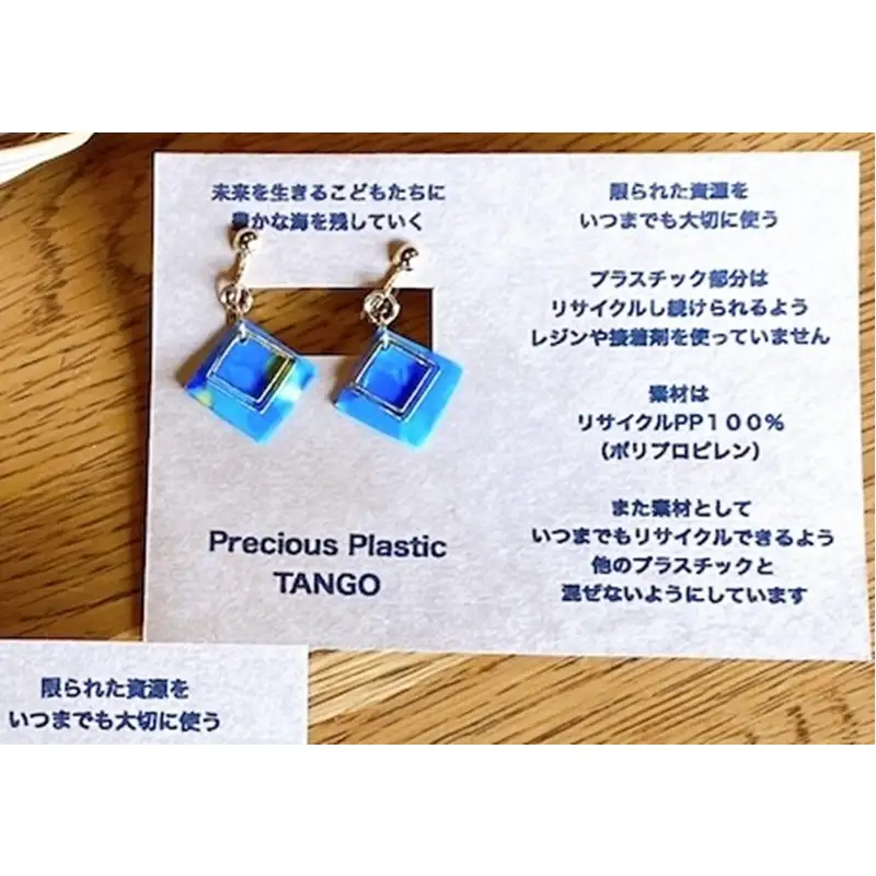 Precious Plastic イヤリング