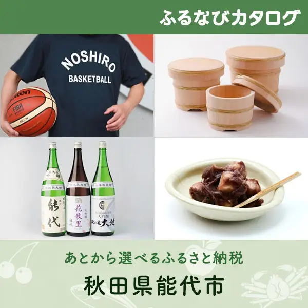 【有効期限なし！後からゆっくり特産品を選べる】秋田県能代市カタログポイント