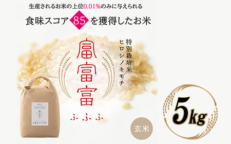 富山県ブランド米 富富富 玄米 5kg ふふふ ブランド米 国産 米 お米 日本米 ギフト 贈り物 備蓄 防災 食品 陽咲玲 はるざれ F6T-944