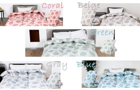 洗える羽毛布団 シングル コーラル 羽毛0.3kg 寝具