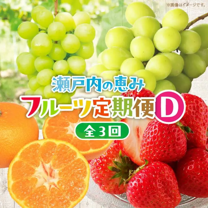 【3回お届け】高松市自慢のフルーツ定期便【D】| フルーツ