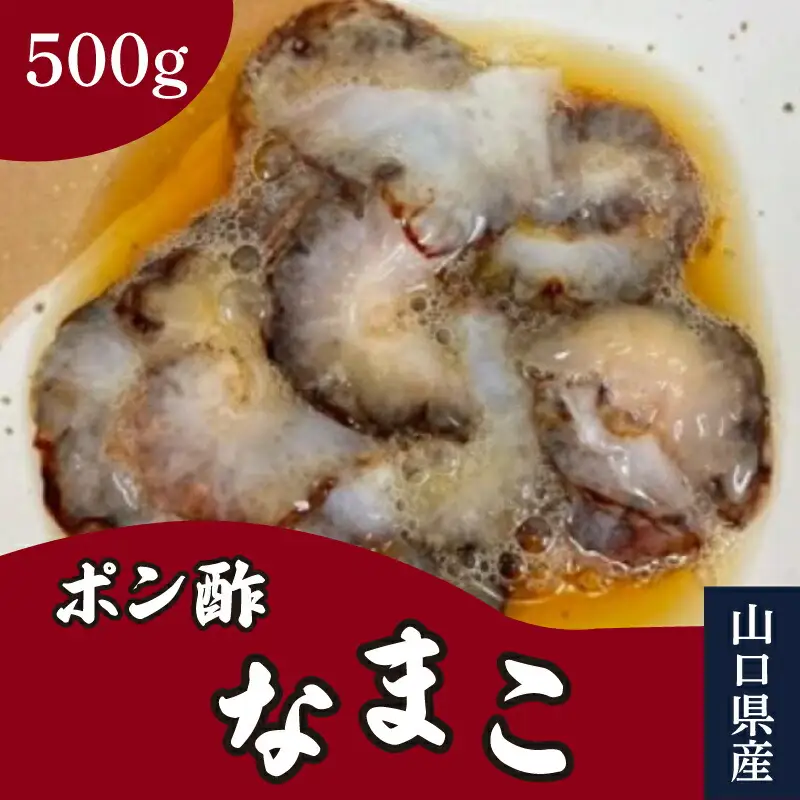 なまこ 500g 冷凍 山口県産ポン酢なまこ JD001-x