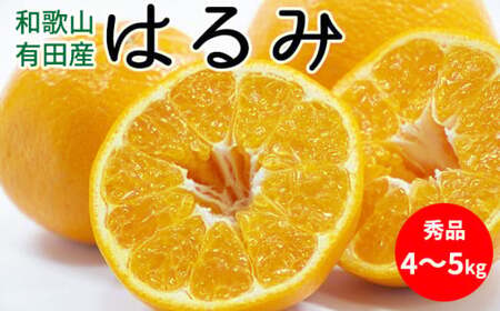 U6308_【2027年先行予約】はるみ 秀品 約4～5kg 和歌山県有田産