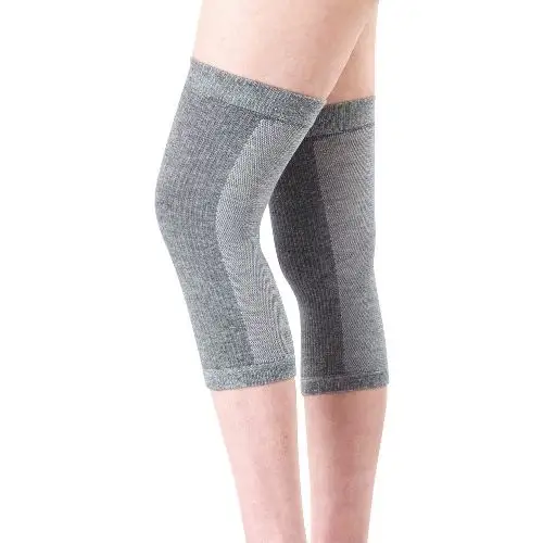 血流促進・筋肉緩和・リラクゼーションの効果　驚きのひざサポーター　2枚入【ebns0007】