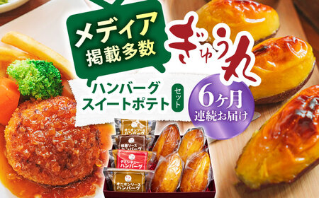 【定期便】 ハンバーグ&スイートポテトセット NCQ120 ハンバーグ スイートポテト全6回
