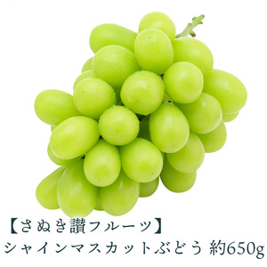 シャインマスカットぶどう 約650g