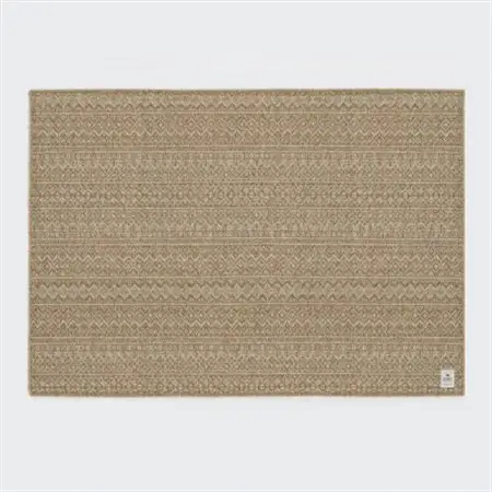 ウールラグ/Fisherman's Court CAMEL×IVORY 200×140cm【1500519】