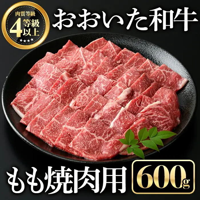 おおいた和牛もも焼肉用(600g)牛肉 お肉 やきにく【112101500】【ミートクレスト】