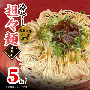 ラー麦（福岡県産小麦）使用の 冷やし担々麺 5食_PC6106