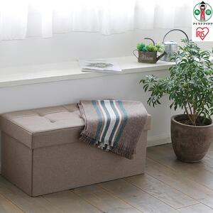 椅子　折りたたみ収納スツール　ワイド SSTR-76 ブラウン