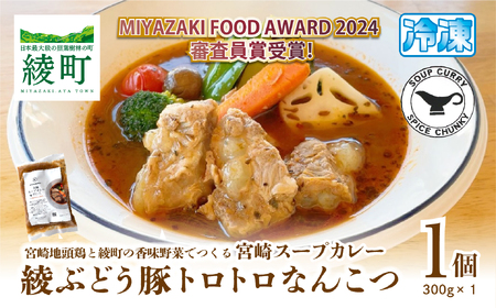 宮崎スープカレー　綾ぶどう豚トロトロなんこつ【スパイスチャンキー】_A0114-201