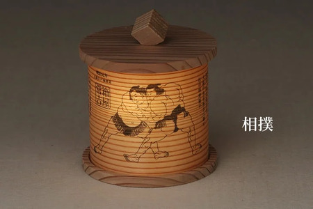 豆行灯　相撲  /  行灯 職人  和モダン タッチセンサー 癒しグッズ【hak109A】