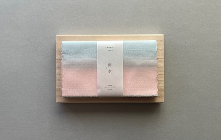 手織絹綴の懐紙入れ【MOKU】　雨水/うすい　手織り 綴織 工芸品 伝統工芸品 清原織物 AQ-0009_03