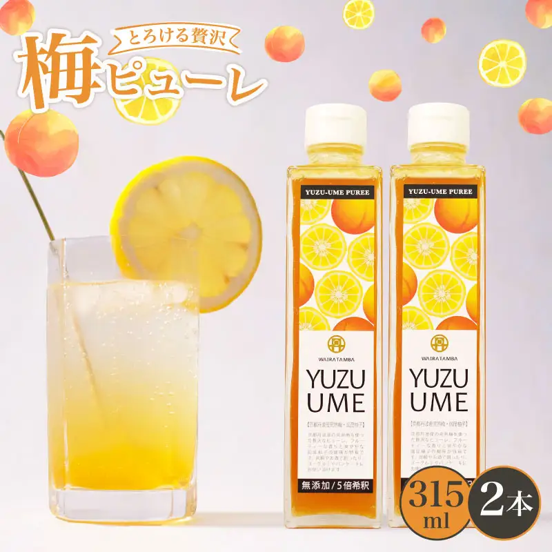 【柚子梅ピューレ】YUZUUME 2本セット シロップ