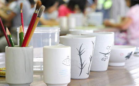 陶芸　絵付け（マグカップ）　ペア体験券 体験チケット 