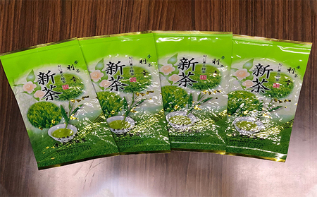 茶匠 本夛利吉 作　最高級煎茶【夢茶　利幸】 飲料類 お茶 静岡県産 日本茶 茶葉 4パックセット 