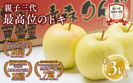 【レビューキャンペーン】10月発送 トキ 約3kg 青森県平川市産[hi-0003-028]
