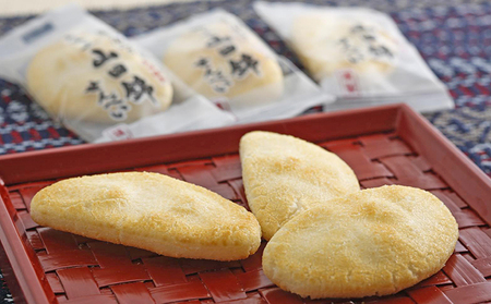 山田錦せんべい・中缶 和菓子 お菓子 煎餅 サラダ味 | 兵庫県加西市