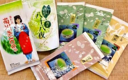 深蒸し茶 静岡茶 農家の味くらべ 5種 6袋セット お茶 お茶セット 緑茶 深蒸し煎茶 荒茶 静岡緑茶 日本茶 粉茶