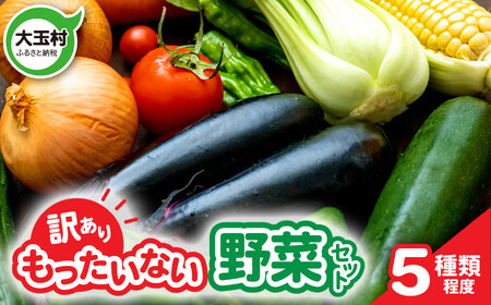 訳あり もったいない野菜 野菜セット 5種類程度