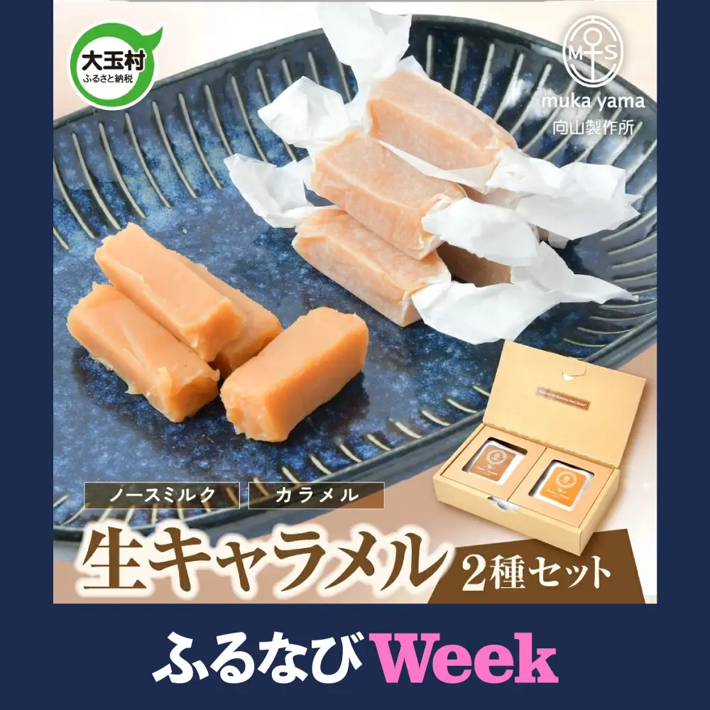 【ふるなびWEEK対象】おすすめ 生キャラメル セット （2種）ミルク／カラメル